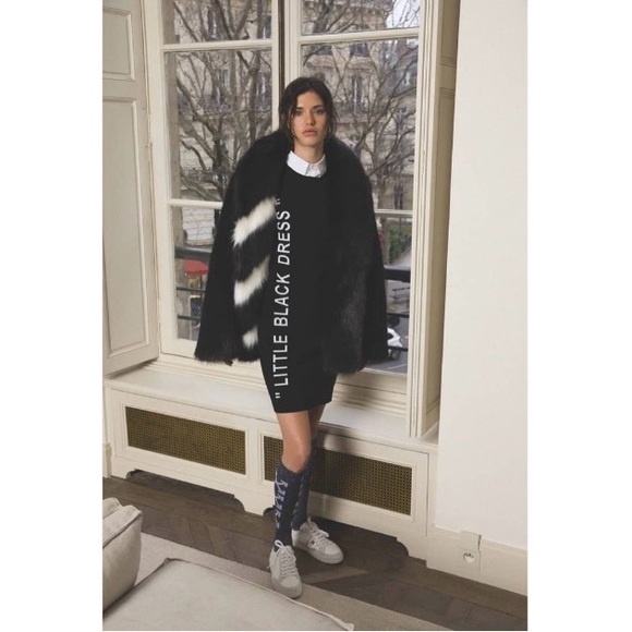 OFF-WHITE 🖤 “LITTLE BLACK DRESS” Sweater Mini Dress - Picture 9 of 16